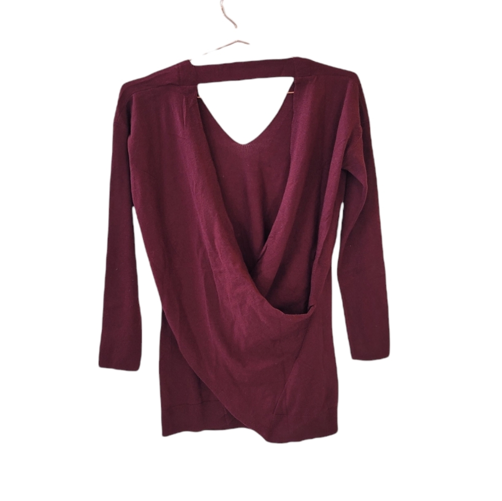 VIMMIA Burgundy Shavasana Reversible Sweater Size S